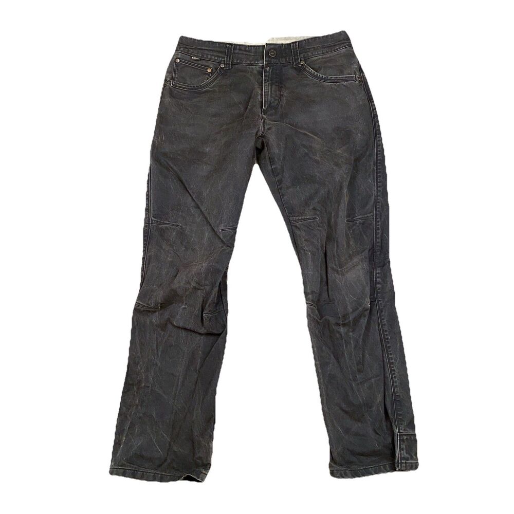 Kuhl Rydr Pants Mens 32x30 (Fits 30x28.5) Black Brown Vintage Patina Dye Outdoor